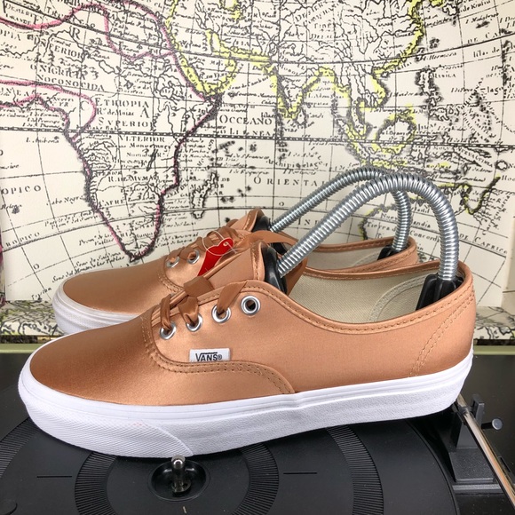 vans authentic rose gold